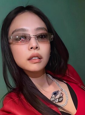 保罗雷朋官网珍妮同款无框墨镜女水银色Y2K辣妹风高级感gm小方框