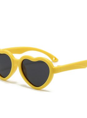 保罗雷朋官网儿童桃心墨镜女童防紫外线男童防晒太阳镜遮阳宝宝小