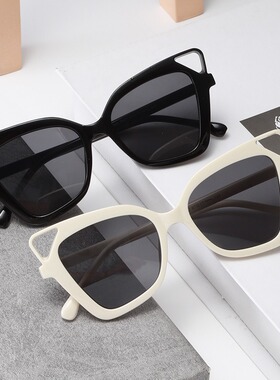 保罗雷朋官网新款大框防紫外线墨镜猫耳朵甜美可爱时尚女士太阳眼