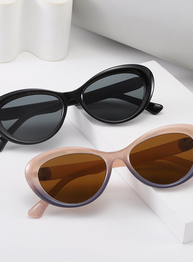 保罗雷朋官网2025新款猫眼镜架女士素颜神器平光镜防蓝光大脸显瘦