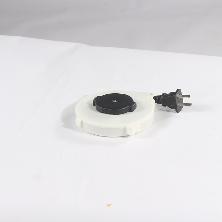 0702款迷你自动卷线器收线器收线盘绕绳盘收纳电线收线盘轮1.5米 - 图2