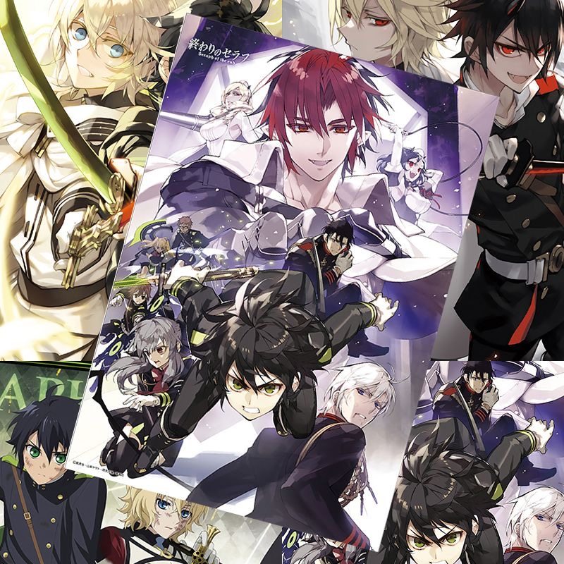 终结的炽天使海报一濑红莲百夜米迦尔二次元房间装饰宿舍卧室壁纸,淘宝优惠券,粉丝福利购,淘宝优惠卷