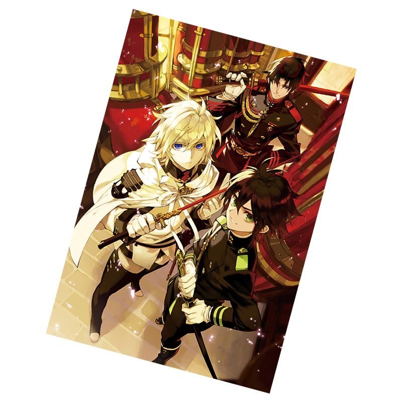 终结的炽天使海报一濑红莲百夜米迦尔二次元房间装饰宿舍卧室壁纸,淘宝优惠券,粉丝福利购,淘宝优惠卷