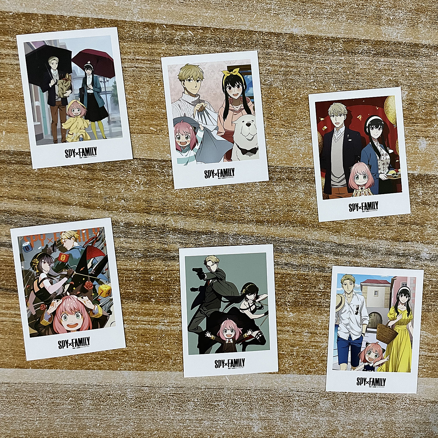 间谍过家家精美lomo卡劳埃德阿尼亚约尔弗兰基动漫周边小卡片贺卡 - 图1