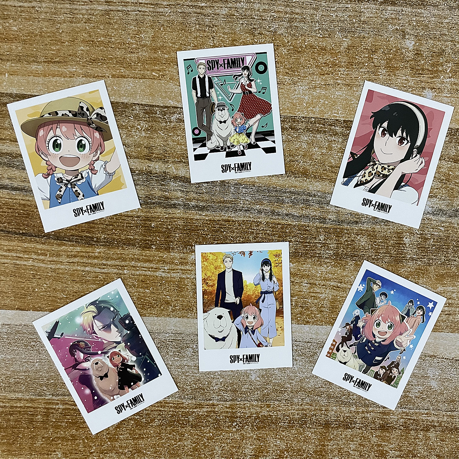 间谍过家家精美lomo卡劳埃德阿尼亚约尔弗兰基动漫周边小卡片贺卡 - 图2