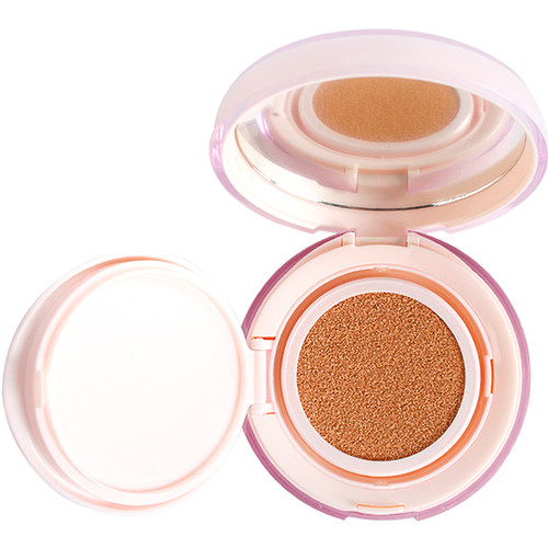 Elssme憶自美幻彩流星气垫CC霜EF-8135保湿隔离净白遮瑕粉饼15g*2 - 图2