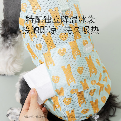送帽子小狗狗衣服防晒凉凉衣宠物泰迪比熊雪纳瑞猫咪背心夏季薄款 - 图2