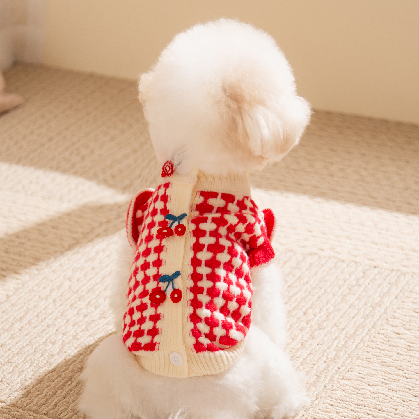 小狗狗毛衣冬装小型犬比熊雪纳瑞约克夏马尔济斯猫咪宠物衣服冬天 - 图0