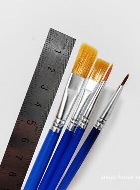手工diy微钩作品定型刷染色画笔