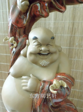 石湾公仔陶瓷工艺品人物大肚佛
