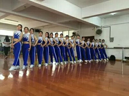 学生啦啦操表演服健美操比赛服体操女团体健身操啦啦队舞蹈演出服 - 图3