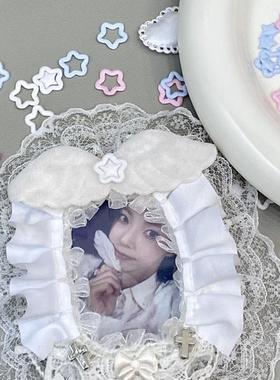 月下蝴蝶痛高颜值扎痛包diy材料包花边爱心珍珠蝴蝶翅膀混搭套餐