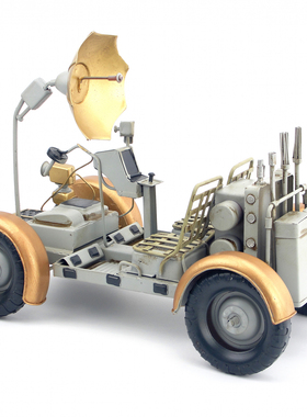 复古铁艺月球车模型仿古做旧礼物