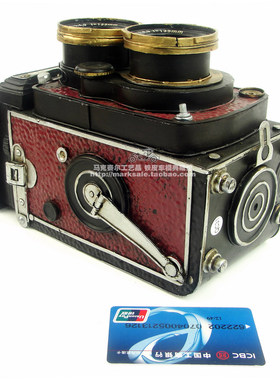 复古风德国禄莱双眼照相机模型