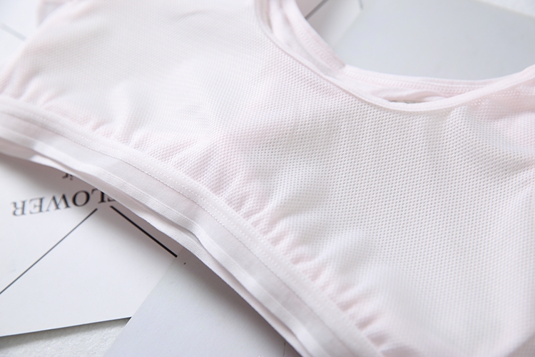 夏薄款透气孔有胸垫背心款学生少女发育期内衣小兰芬067满2件免邮 内内小商城 淘优券