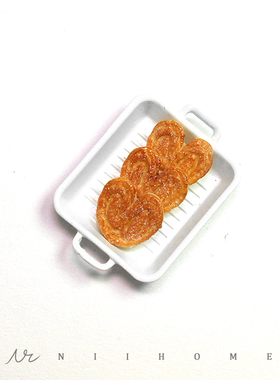 丹麦饼干仿真微缩法式耳夹