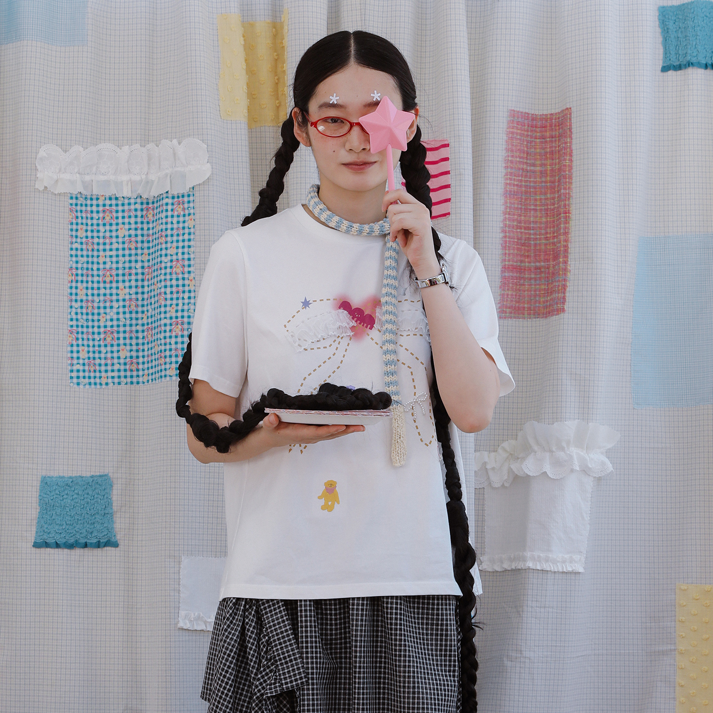 TYAKASHA塔卡沙女款T恤2025夏季新款短袖T恤休闲T恤女 - 图1