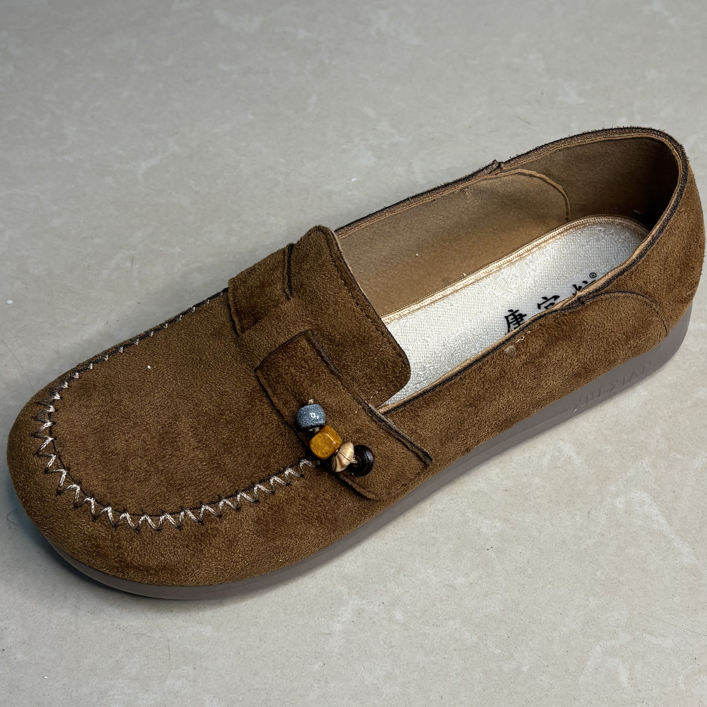 春季老北京布鞋女鞋平底妈妈休闲鞋软底防滑舒适透气一脚蹬豆豆鞋,淘宝优惠券,粉丝福利购,淘宝优惠卷