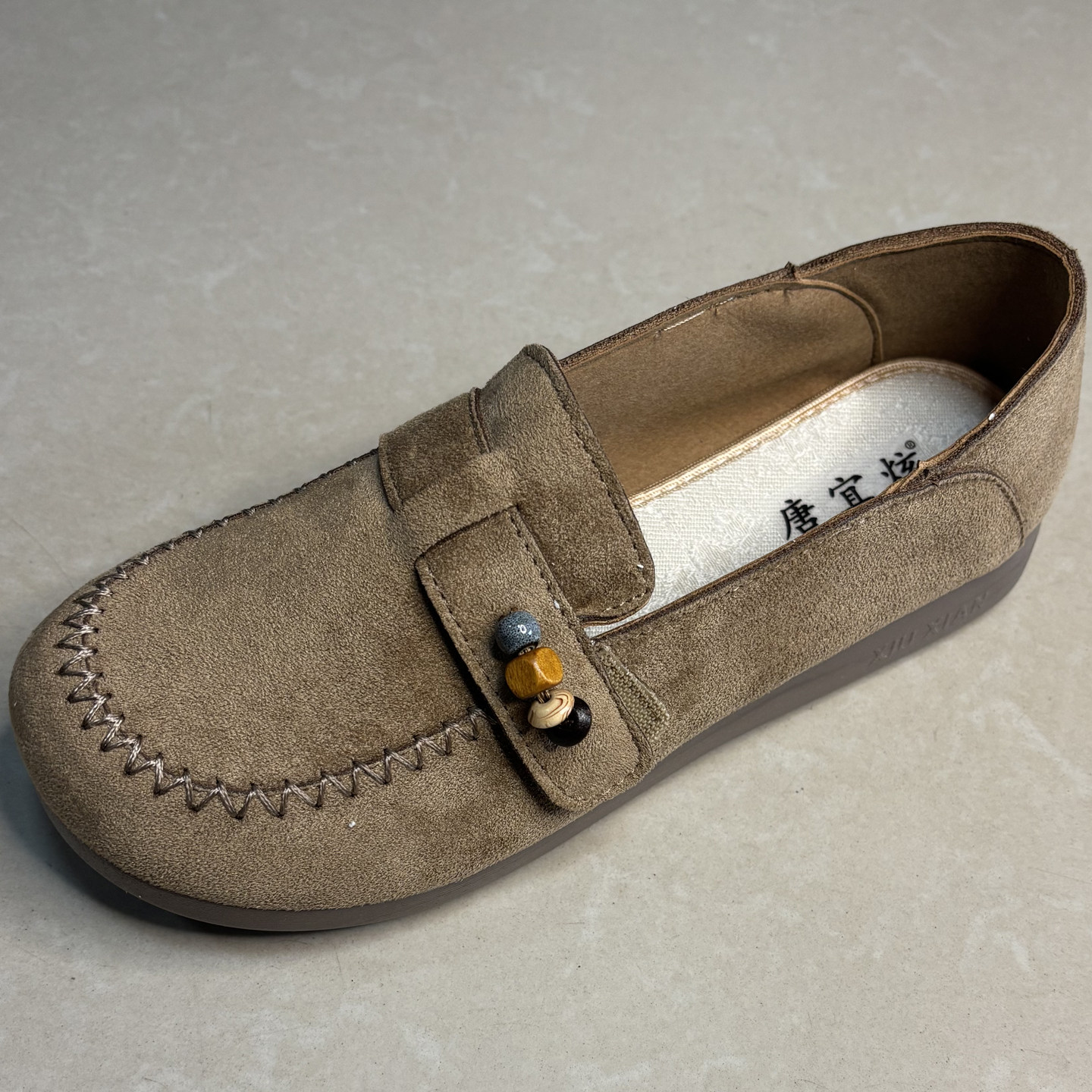 春季老北京布鞋女鞋平底妈妈休闲鞋软底防滑舒适透气一脚蹬豆豆鞋,淘宝优惠券,粉丝福利购,淘宝优惠卷