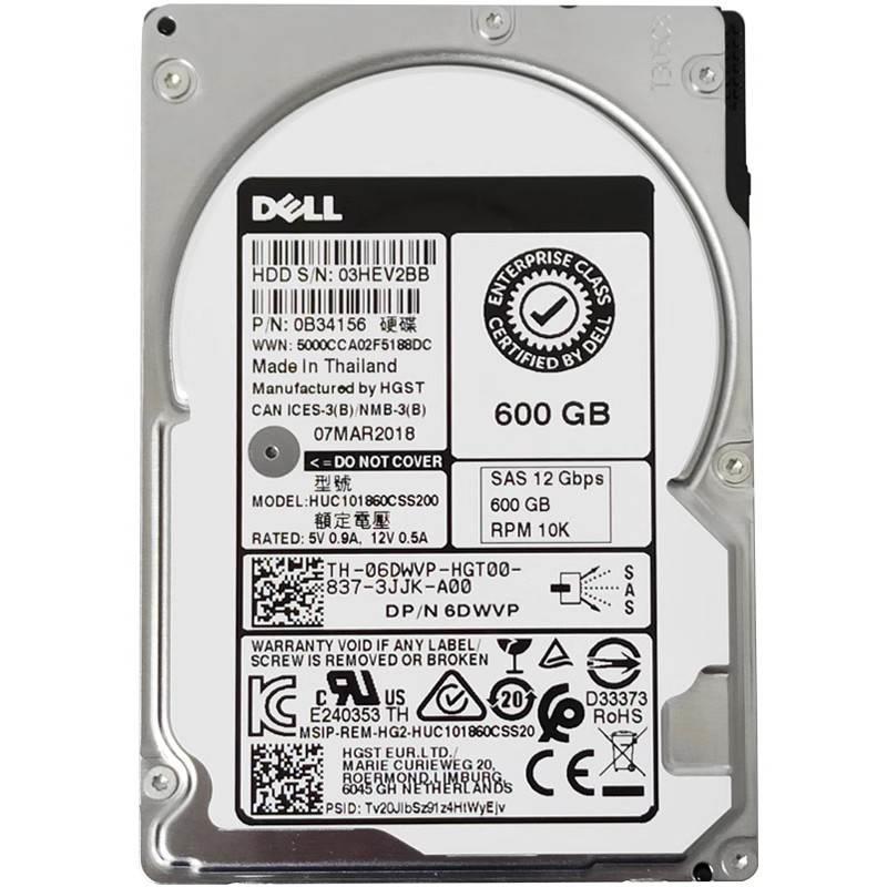 Dell 6DWVP HUC101860CSS200 600G 2.5寸 12GB SAS硬盘06DWVP-图3