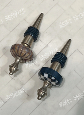 印度进口牛骨黄铜酒瓶塞红酒保鲜盖葡萄酒密封塞创意酒塞礼品礼物