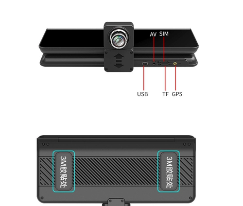 AR Real -Wworld Navigation Driving Recorder HD Визуальное двойное двойное дистанционное управление дилера складного экрана центральная консоль All -Ne -One Machine