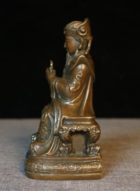 黄铜天官赐福像三官大帝寺庙家居佛堂紫薇大帝供奉摆件