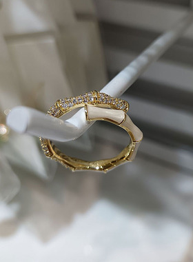 韩国时尚戒指  滴油材质女夏天百搭连衣裙清晰铜底材料