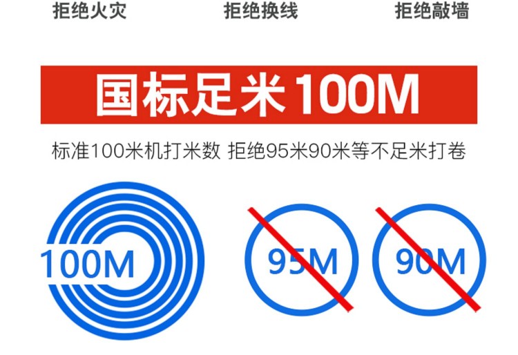 珠江电线电缆BVV铜芯国标25平方进户线双皮单股单芯单支硬线一卷 - 图0