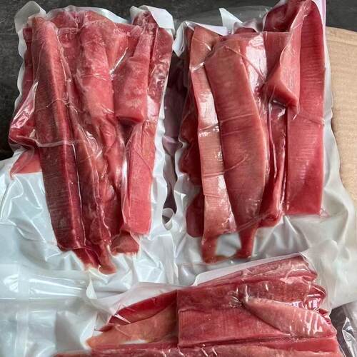 金枪鱼肉无刺无骨金枪鱼条可刺身新鲜冷冻金枪鱼火锅边角料包邮-图0