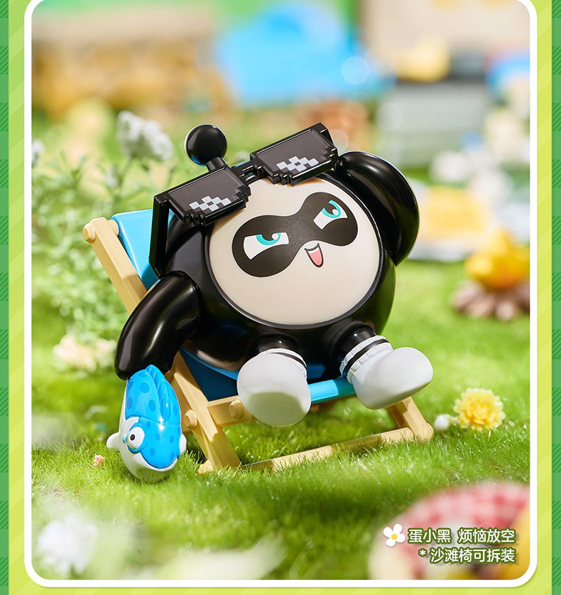 蛋仔派对手办正版蛋仔派对盲盒一起去野餐系列手办公仔游戏周边潮玩具礼物摆件