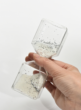 北欧风格桌面摆件六角玻璃15分钟