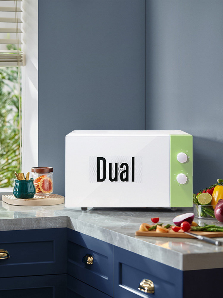 帝而dual小清新家用转盘一体微波炉 dual微波炉