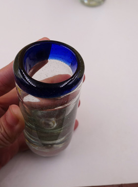 美国手工玻璃酒杯龙舌兰西洋古董