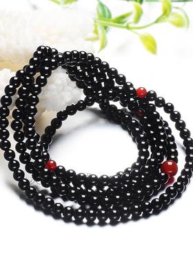 天然多圈手链黑玛瑙