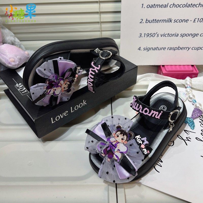 女童凉鞋夏款2026新款女孩女宝夏季黑色公主罗马鞋宝宝儿童鞋女款,淘宝优惠券,粉丝福利购,淘宝优惠卷