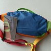 Alpaca trendy brand dopamine color matching chest bag and waist bag