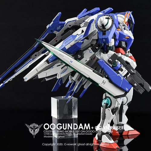 包邮 炎水贴 GHOST MG 限定 00强化 XN Raiser 00R 荧光 水贴 - 图1