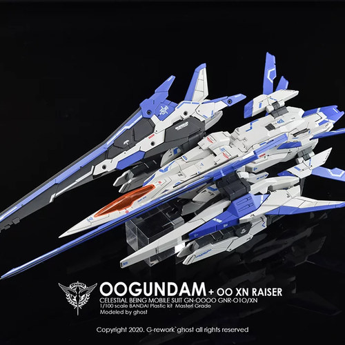 包邮 炎水贴 GHOST MG 限定 00强化 XN Raiser 00R 荧光 水贴 - 图3