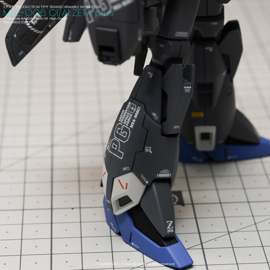 包邮 炎水贴 GHOST HGUC 高达前哨战 ZETA Z PLUS  C1 荧光 水贴 - 图3