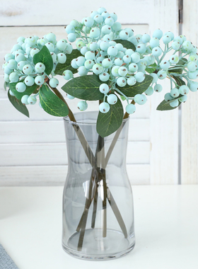 diy仿真拍摄道具花环浆果