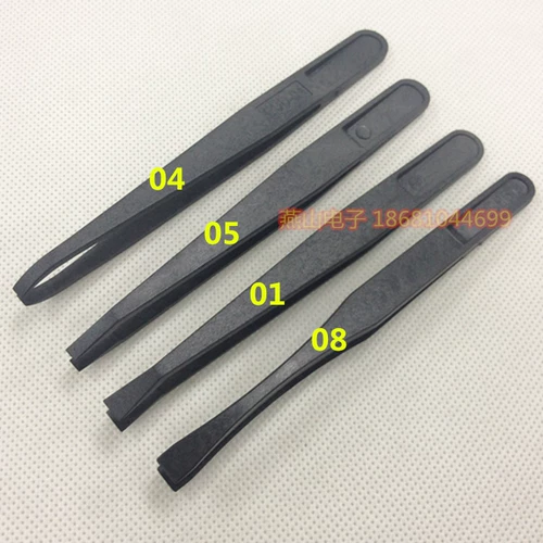 Анти -статическая тарелка из углеродного волокна Пластиковая кислота и щелочная коррозия коррозия круглая кончик головки, плоская головка, зажим локтя