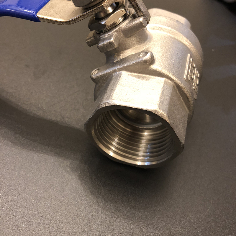 201/304不锈钢重型球阀/2二片式2PC/内螺纹丝口扣/DN15 6分 1.2寸 - 图2