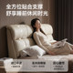 Arlan deep sleep 0 glue mattress mocha leather bed