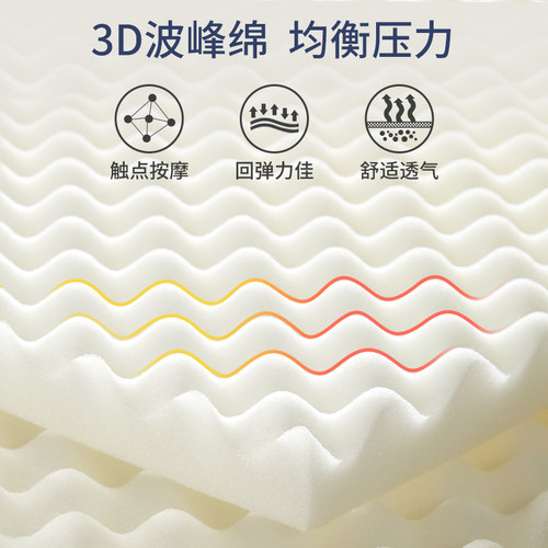 AIRLAND/雅兰天然乳胶床垫1.5米1.8m加硬两用梦思榻榻米 Mini - 图0
