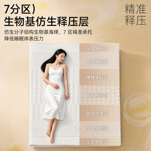 【深睡尊享】雅兰5A级床垫国家补贴乳胶床垫官方1.8m弹簧家用厚垫 - 图3