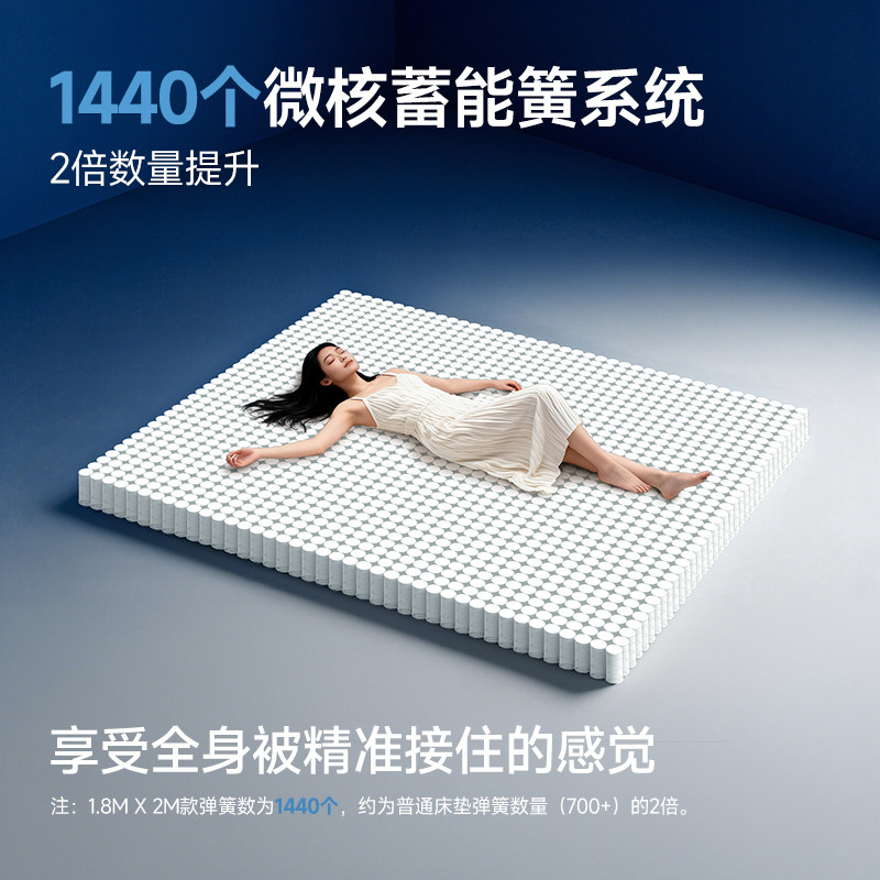 雅兰AAAAA级小芯径三分区抗菌防螨床垫双倍支撑 焕脊Pro,淘宝优惠券,粉丝福利购,淘宝优惠卷