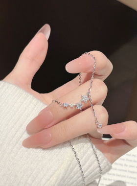 925纯银流星项链女款2026新款高级感星星颈饰闺蜜生日礼物送女友