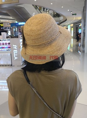 MUJI帽子女夏季休闲防晒草帽