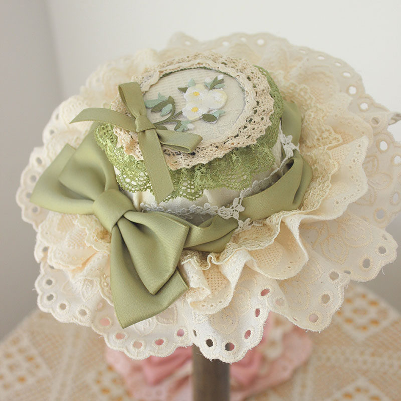 全色四时花手工小礼帽lolita少女发饰优雅软妹lo娘茶会甜美小帽子,淘宝优惠券,粉丝福利购,淘宝优惠卷